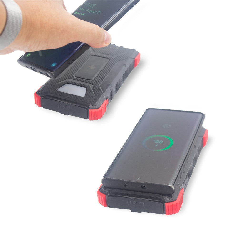 Portable Power Bank with Wireless Phone Charging by GloDea