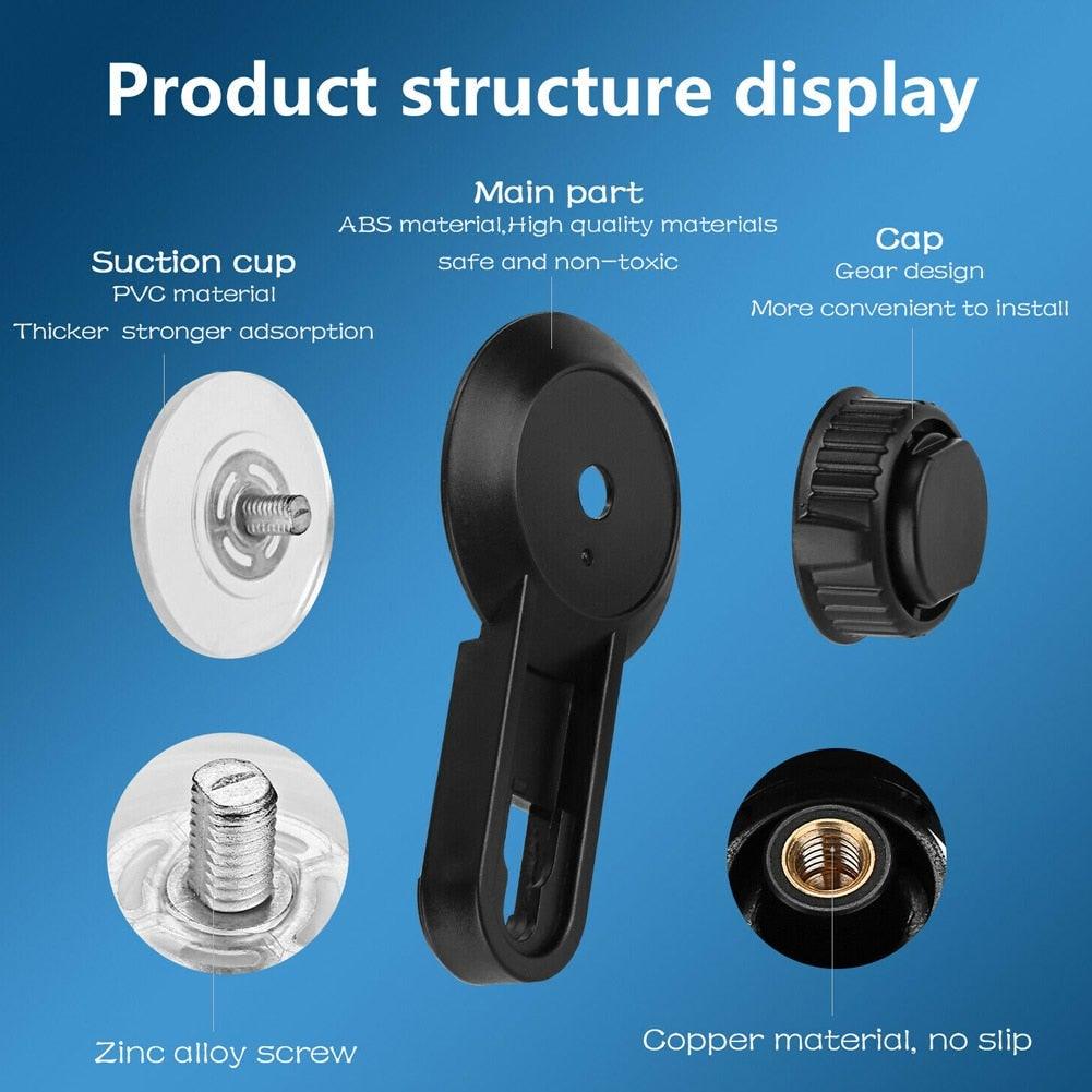 Toilet Paper Holder Super Storage Suction Cup Wall Mount Removable Rack Suction Cup Toilet Paper Holder Wall Mount Plastic Tissue Roll Dispenser For Bathroom And Kitchen