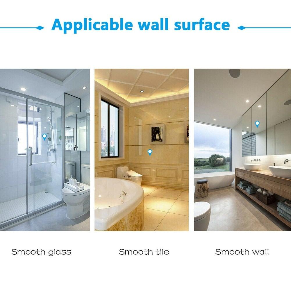 Toilet Paper Holder Super Storage Suction Cup Wall Mount Removable Rack Suction Cup Toilet Paper Holder Wall Mount Plastic Tissue Roll Dispenser For Bathroom And Kitchen
