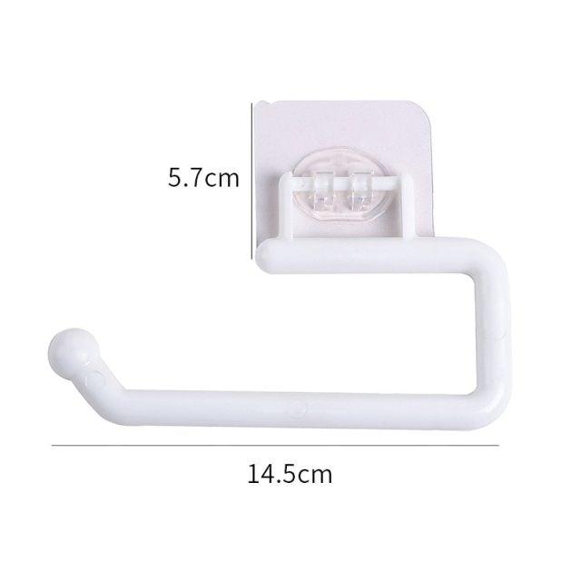 Toilet Wall Mount Toilet Paper Holder Stainless Steel Bathroom Kitchen Roll Paper Accessory Tissue Towel Accessories Holders Modern Paper Roll Holder Wall Mount Tissue Roll Rack