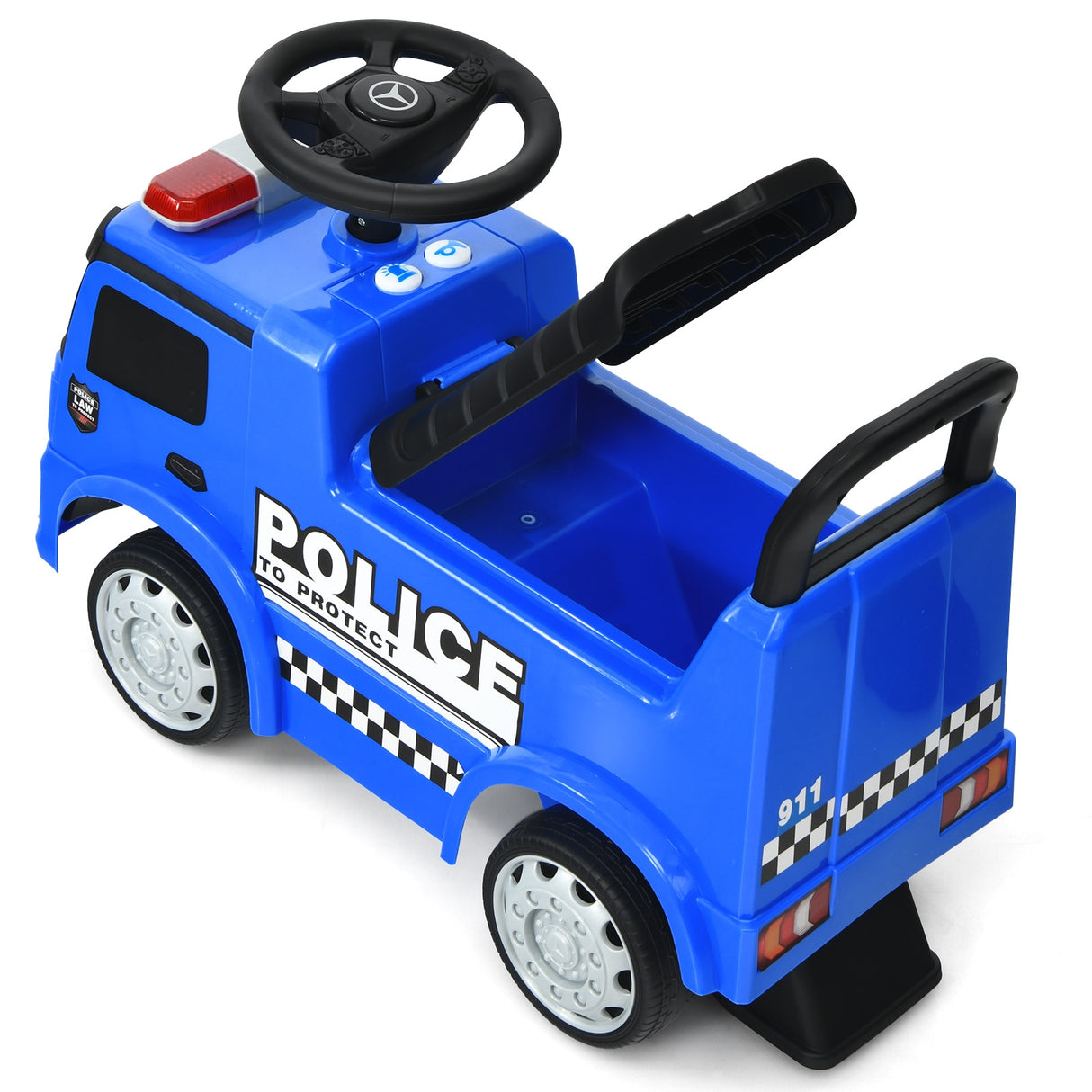 Licensed Mercedes Benz Kids Fire Engine Racer-Red