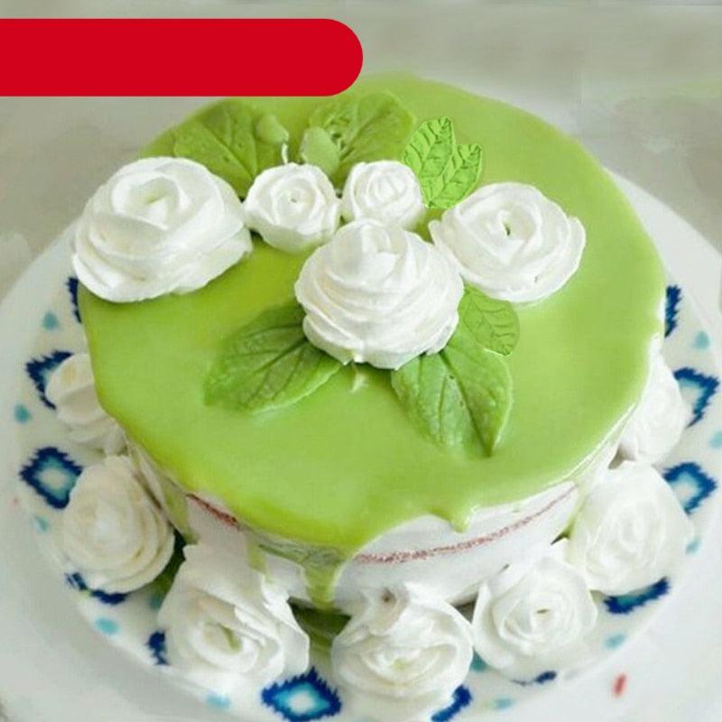 Tree Leaf Mold Silicone Fondant Cake Decorating Tools Chocolate Baking Mould 3D Sugarcraft Homemade Bakeware 3D Leaf Silicone Mold For Chocolate Candy Sugar Craft Cake Decoration Cupcake Decoration