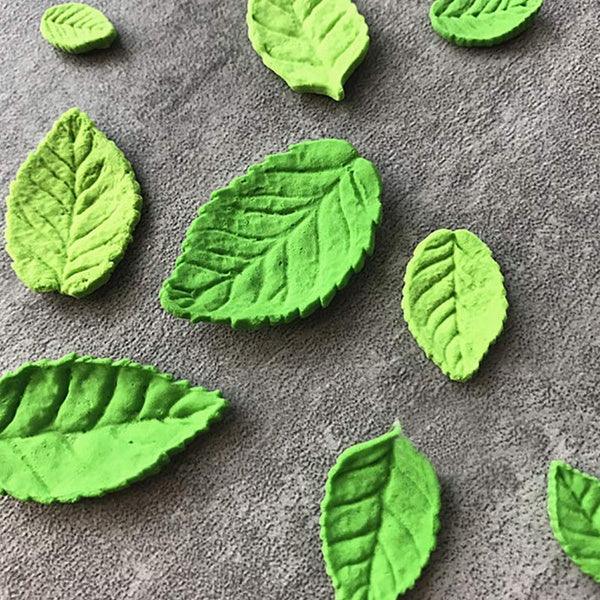 Tree Leaf Mold Silicone Fondant Cake Decorating Tools Chocolate Baking Mould 3D Sugarcraft Homemade Bakeware 3D Leaf Silicone Mold For Chocolate Candy Sugar Craft Cake Decoration Cupcake Decoration