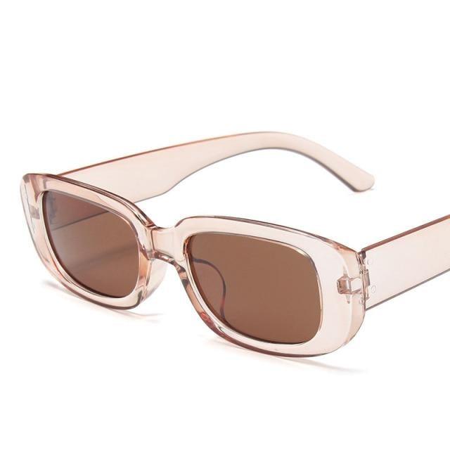 Trendy Rectangle Sunglasses for Women Narrow Square Frame Rectangle Sunglasses For Women New Luxury Glasses For Women/Men New Retro Style Sun Glasses for Men
