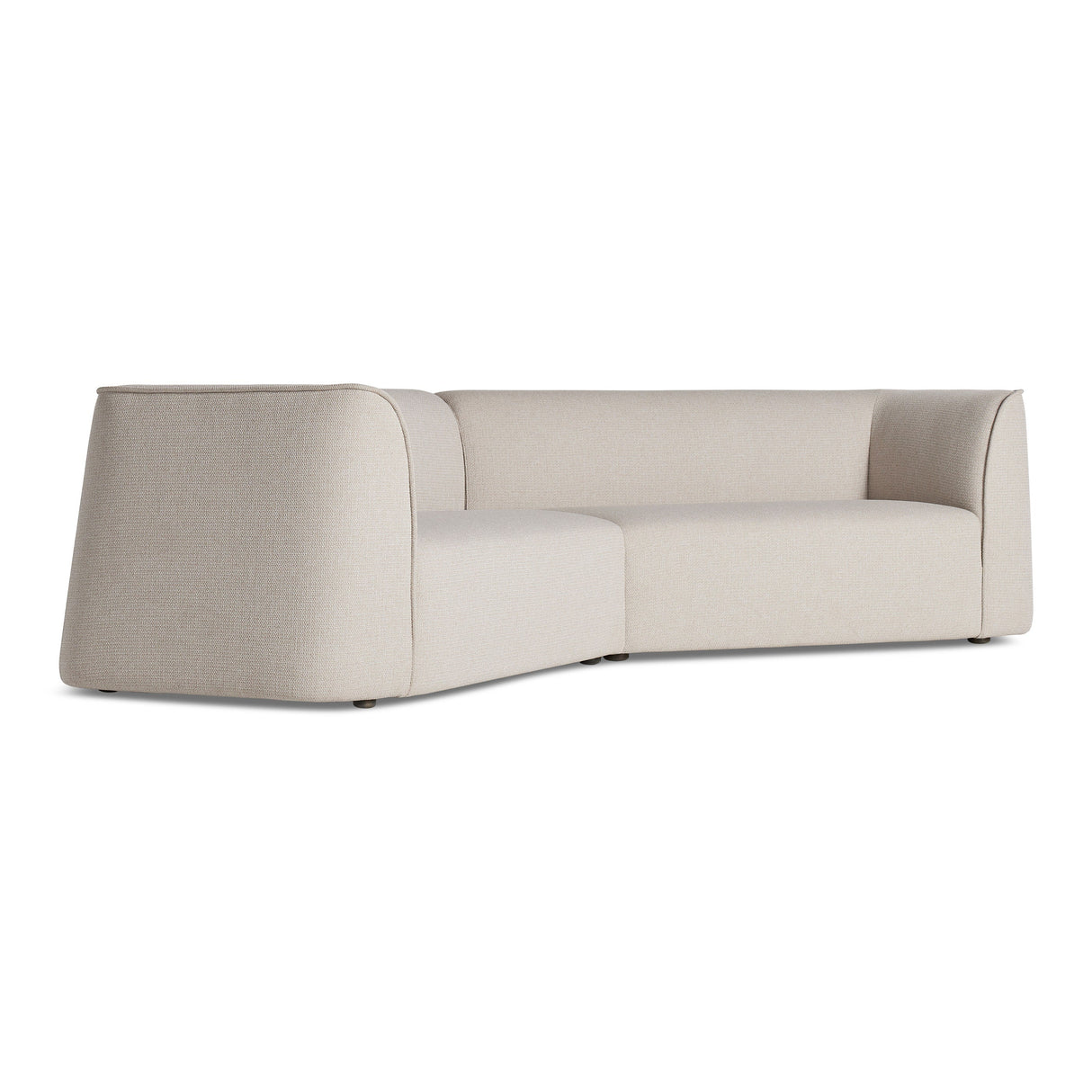 Thataway Small Angled Sectional – Maharam Mantle in Future by Blu Dot by Couch.com