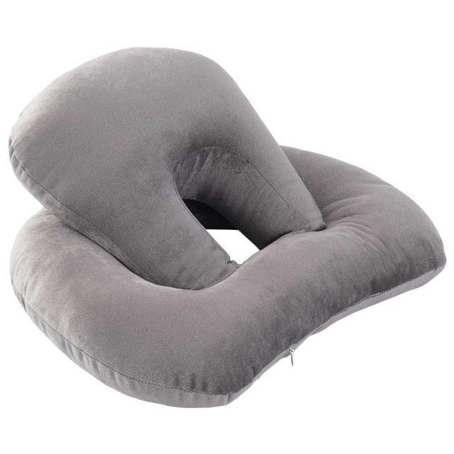 U-Shaped Desk Nap Pillow Neck Supporter Seat Cushion Headrest Travel Airplane Nap Pad with Arm Rest Travel Pillow for Neck and Head Comfort for Airplane Car and Desk Memory Foam Neck Pillow, Travel Pillow for Airplanes Car Camping Office School
