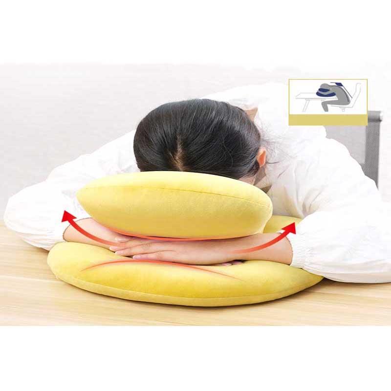 U-Shaped Desk Nap Pillow Neck Supporter Seat Cushion Headrest Travel Airplane Nap Pad with Arm Rest Travel Pillow for Neck and Head Comfort for Airplane Car and Desk Memory Foam Neck Pillow, Travel Pillow for Airplanes Car Camping Office School