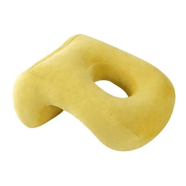 U-Shaped Desk Nap Pillow Neck Supporter Seat Cushion Headrest Travel Airplane Nap Pad with Arm Rest Travel Pillow for Neck and Head Comfort for Airplane Car and Desk Memory Foam Neck Pillow, Travel Pillow for Airplanes Car Camping Office School