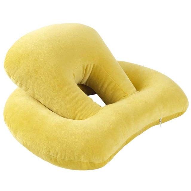 U-Shaped Desk Nap Pillow Neck Supporter Seat Cushion Headrest Travel Airplane Nap Pad with Arm Rest Travel Pillow for Neck and Head Comfort for Airplane Car and Desk Memory Foam Neck Pillow, Travel Pillow for Airplanes Car Camping Office School