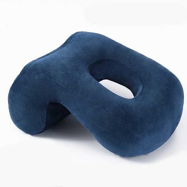 U-Shaped Desk Nap Pillow Neck Supporter Seat Cushion Headrest Travel Airplane Nap Pad with Arm Rest Travel Pillow for Neck and Head Comfort for Airplane Car and Desk Memory Foam Neck Pillow, Travel Pillow for Airplanes Car Camping Office School