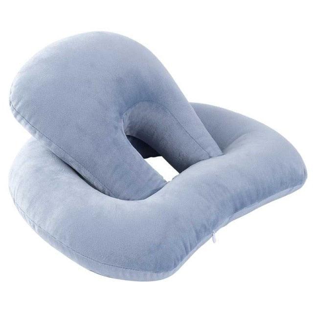 U-Shaped Desk Nap Pillow Neck Supporter Seat Cushion Headrest Travel Airplane Nap Pad with Arm Rest Travel Pillow for Neck and Head Comfort for Airplane Car and Desk Memory Foam Neck Pillow, Travel Pillow for Airplanes Car Camping Office School