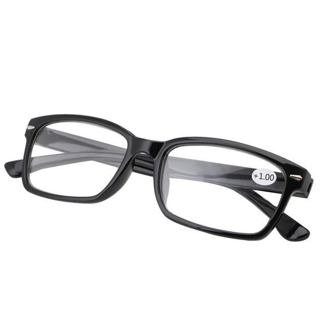 Ultra Light Reading Glasses Presbyopia Eyeglasses Diopter Reading Glasses For Men Metal Quality Classic Frame Computer Readers Reading Glasses with Comfort Spring Hinges for Men and Women 1.0 1.5 2.0 2.5 3.0