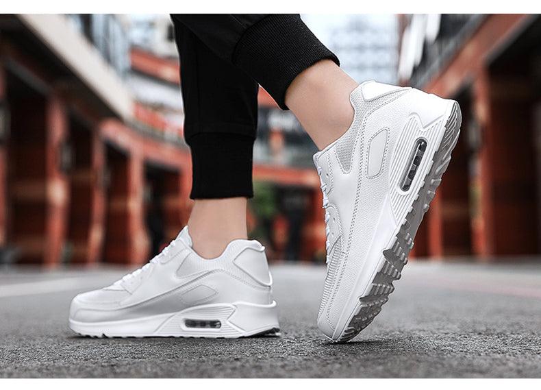 Unisex Air Cushion Sneakers Men's Colorful Casual Fashion Jogging Sneakers Outdoor Sports Sneakers Lace Up Unisex Walk Women's Air Athletic Running Sneakers