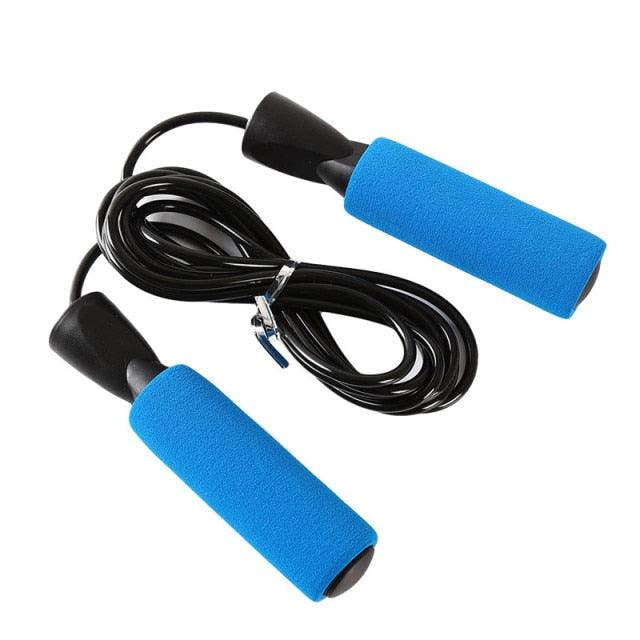 Unisex Fitness Jump Ropes With Counter Sports Fitness Adjustable Fast Speed Counting Jump Skip Rope Wire Calories Counting Cordless Rope Skipping For Adult Boys Girls