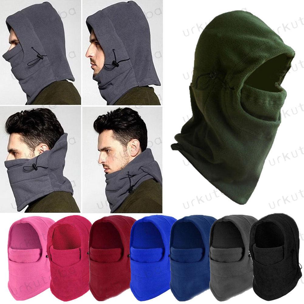 Unisex Polar Fleece Hood Hat Casual Beanie Ski Snow Cap Snood Scarf Warmer Thermal Neckerchief Drawstring Soft Balaclava Pullover Knitted Beanie for Adults Men Women Ski Caps New Balaclava Party Mask Hat Caps For Skiing Bicycle Cycling Outdoor Headwarmer