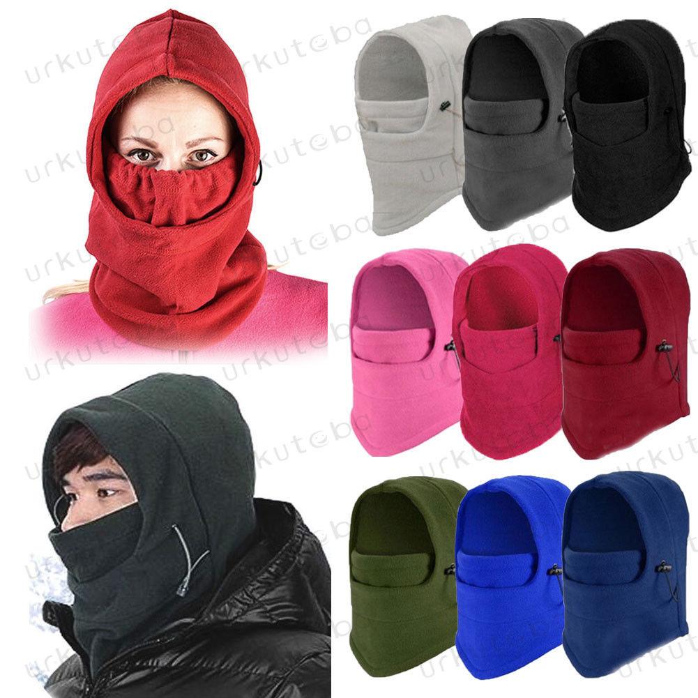 Unisex Polar Fleece Hood Hat Casual Beanie Ski Snow Cap Snood Scarf Warmer Thermal Neckerchief Drawstring Soft Balaclava Pullover Knitted Beanie for Adults Men Women Ski Caps New Balaclava Party Mask Hat Caps For Skiing Bicycle Cycling Outdoor Headwarmer