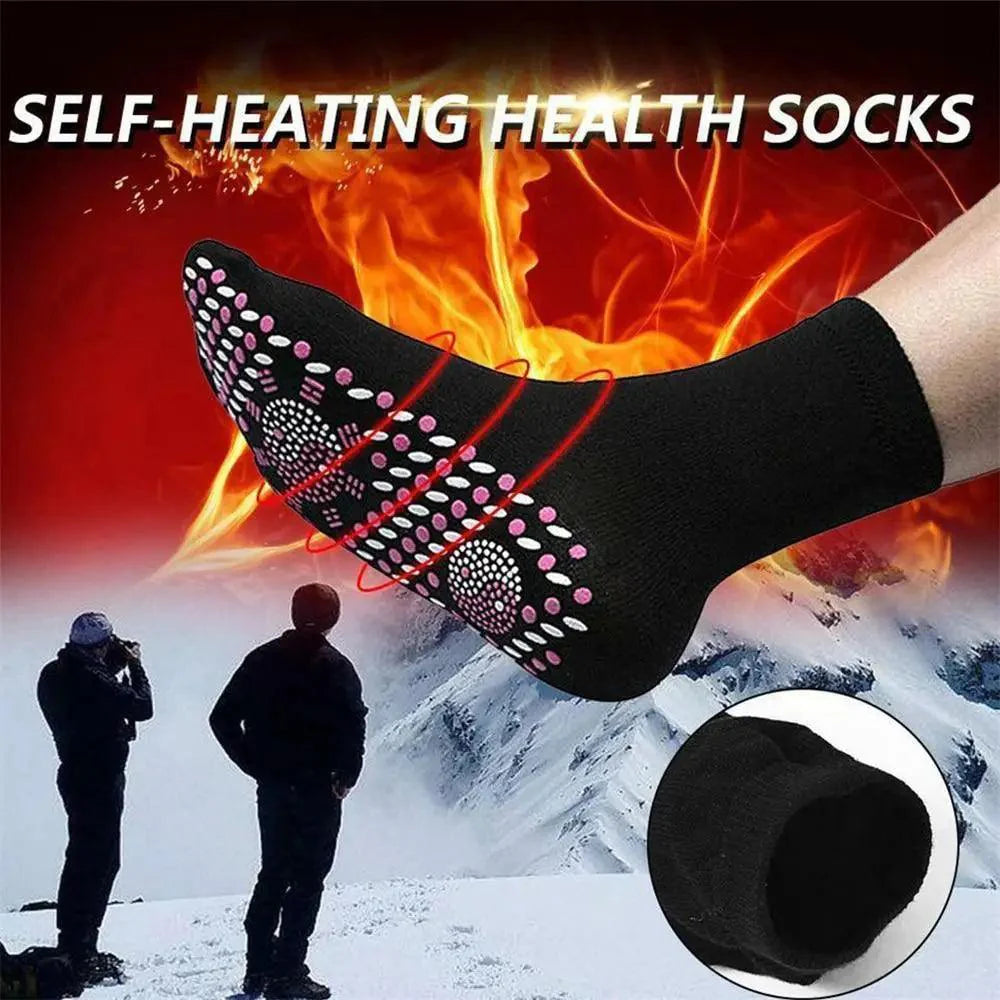 Unisex Self-heating Magnetic Socks Self-warming Comfortable Winter Warm Massage Soft Pain Relieve Socks