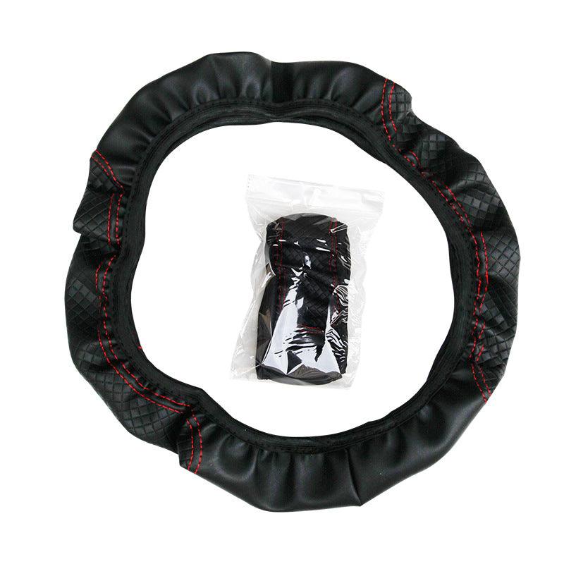 Universal Car Steering Wheel Cover Skid Proof Auto Steering- Wheel Cover Anti-Slip Embossing Leather Auto Car Steering Wheel Cover Auto Steering- Wheel Cover Microfiber Leather Viscose Breathable Anti-Slip Anti-Slip Embossing Car-styling Car Accessories
