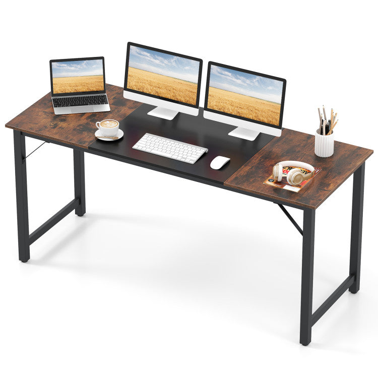 All-in-One Home Office Furniture Bundle – Ergonomic Chair Spacious Desk Multi-Drawer Cart Bookshelf & Accent Chairs