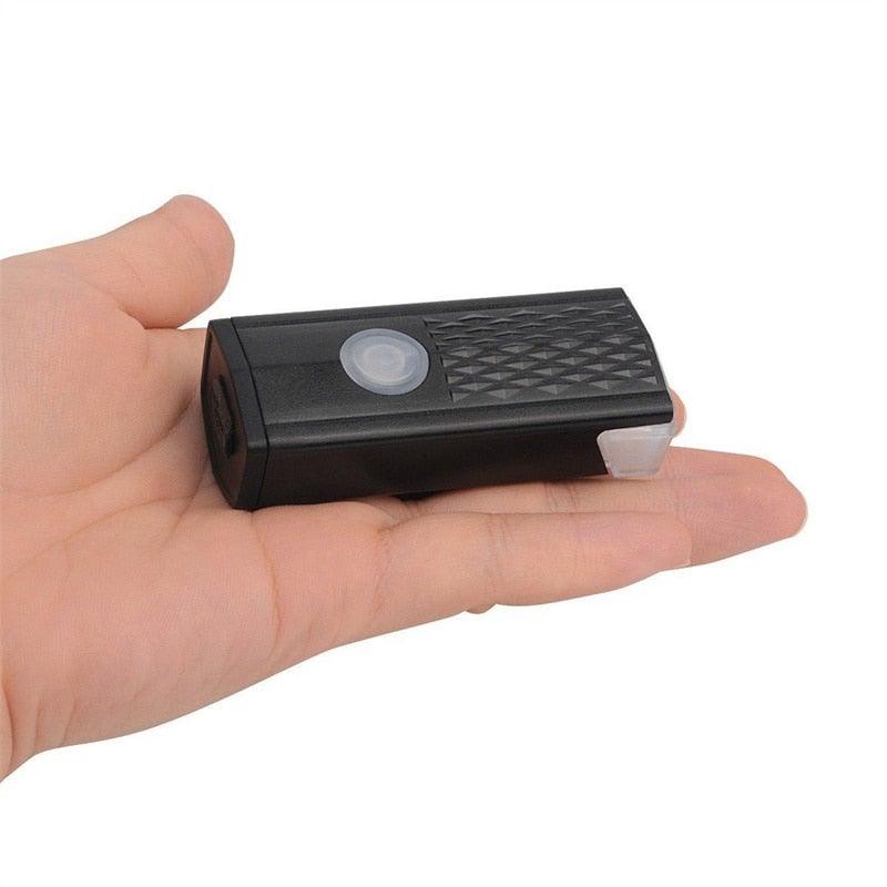 USB Rechargeable 3 Mode Bicycle Front Light Lamp Bike Headlight Cycling LED Powerful Bicycle Front Headlight Waterproof Bike Headlight End Tail Light Set 300 Lumen