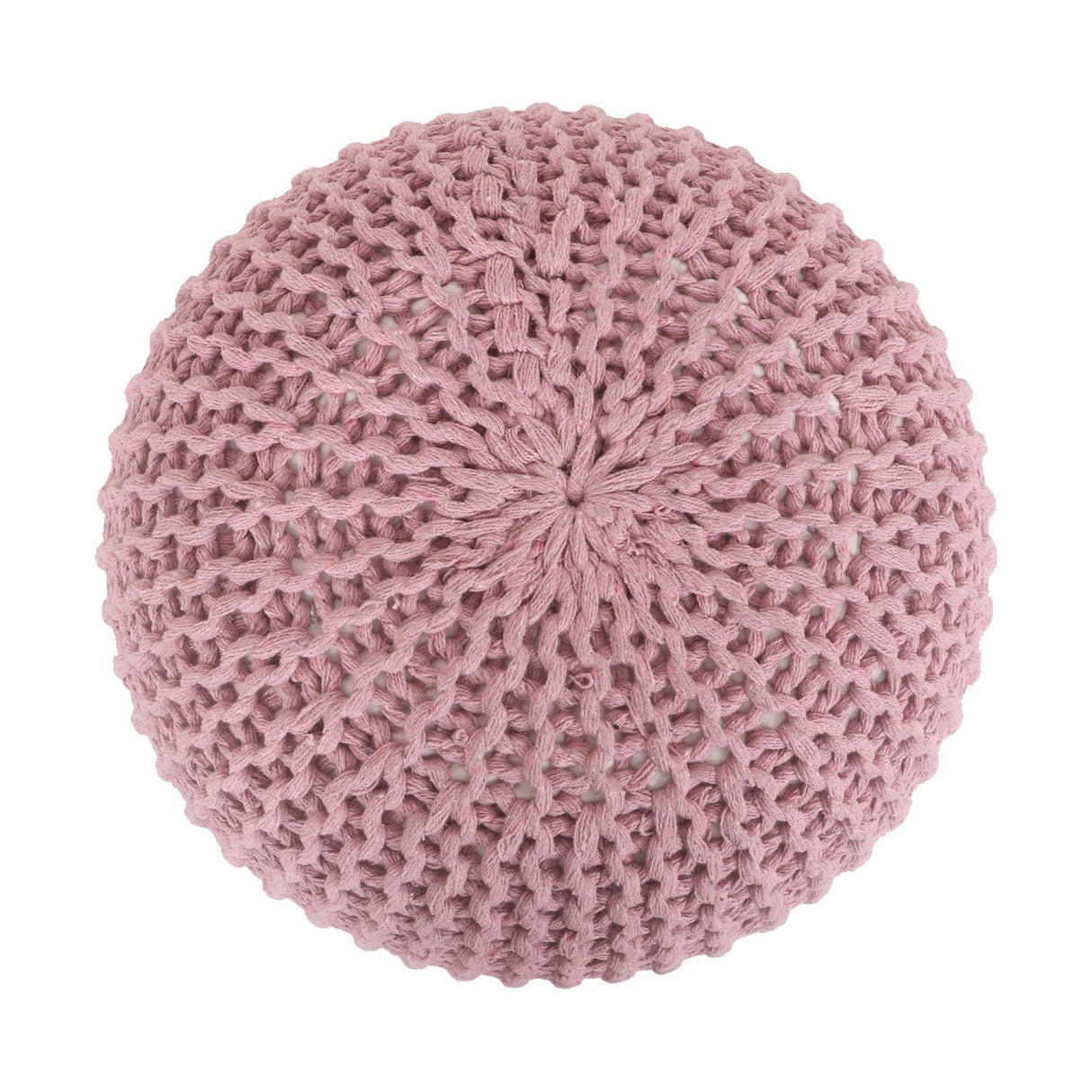 Mylah Hand Knitted Pouf