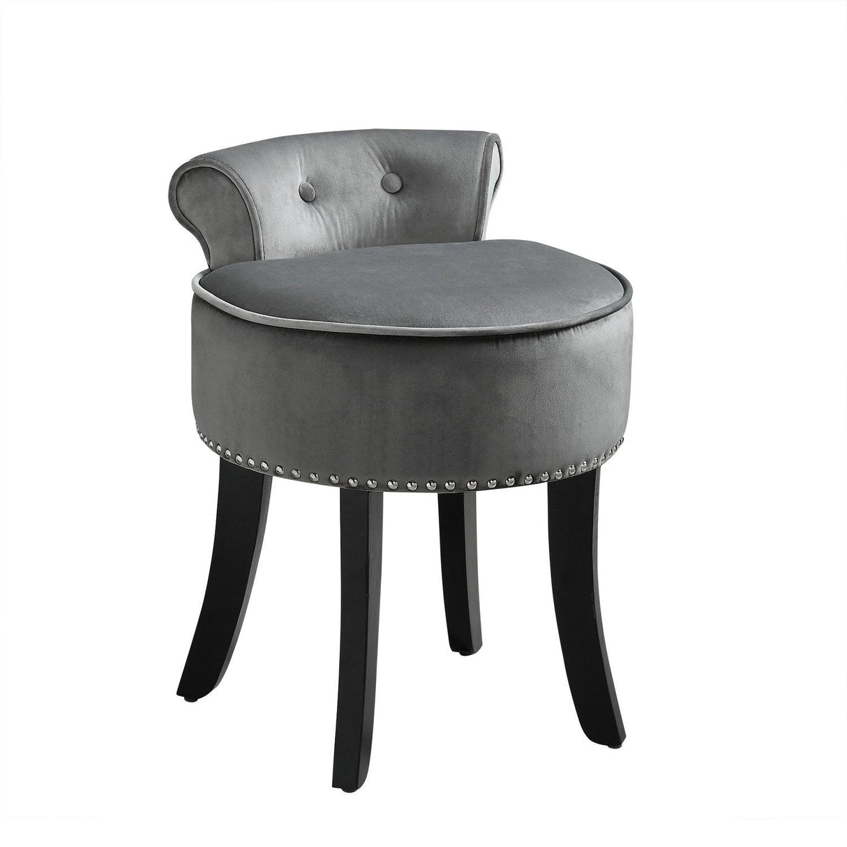 Taylor Velvet Vanity Stool