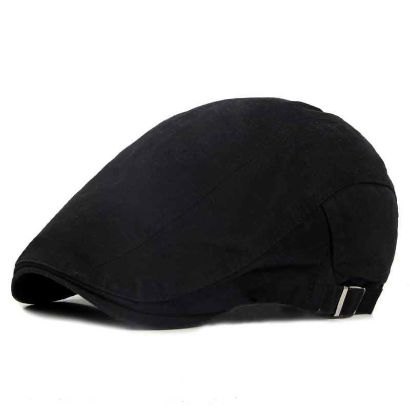 Vintage Men Beret Hats Classic Simple Winter Warm Caps Cotton Comfortable Autumn Beret Flat Hat Quality Durable Retro Men's Hat Unique Berets For Men Retro Cap