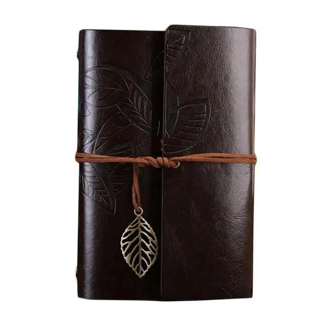 Vintage PU Leather Diary Notebook Journal Retro Book Traveler Planners Office School Supplies