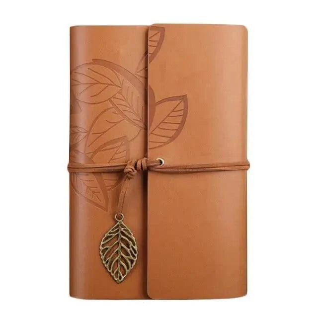 Vintage PU Leather Diary Notebook Journal Retro Book Traveler Planners Office School Supplies