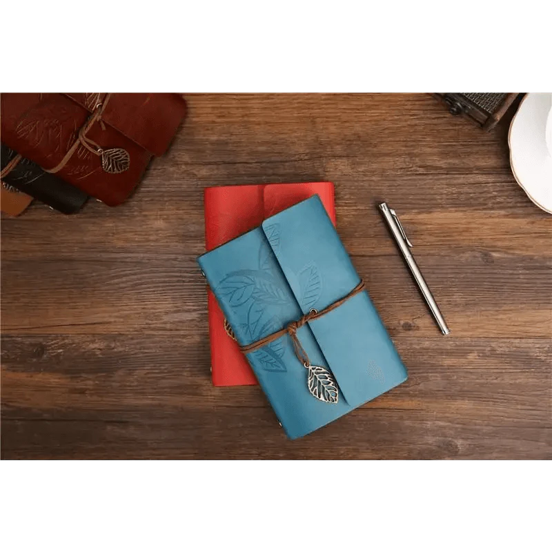 Vintage PU Leather Diary Notebook Journal Retro Book Traveler Planners Office School Supplies