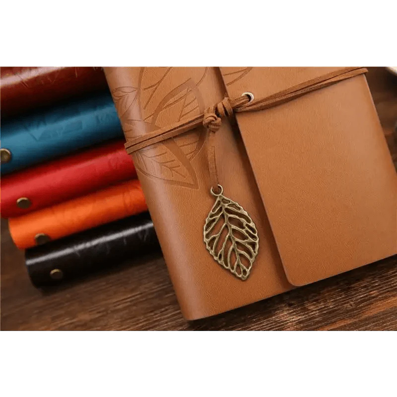 Vintage PU Leather Diary Notebook Journal Retro Book Traveler Planners Office School Supplies
