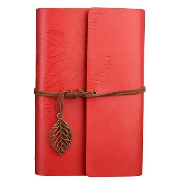 Vintage PU Leather Diary Notebook Journal Retro Book Traveler Planners Office School Supplies