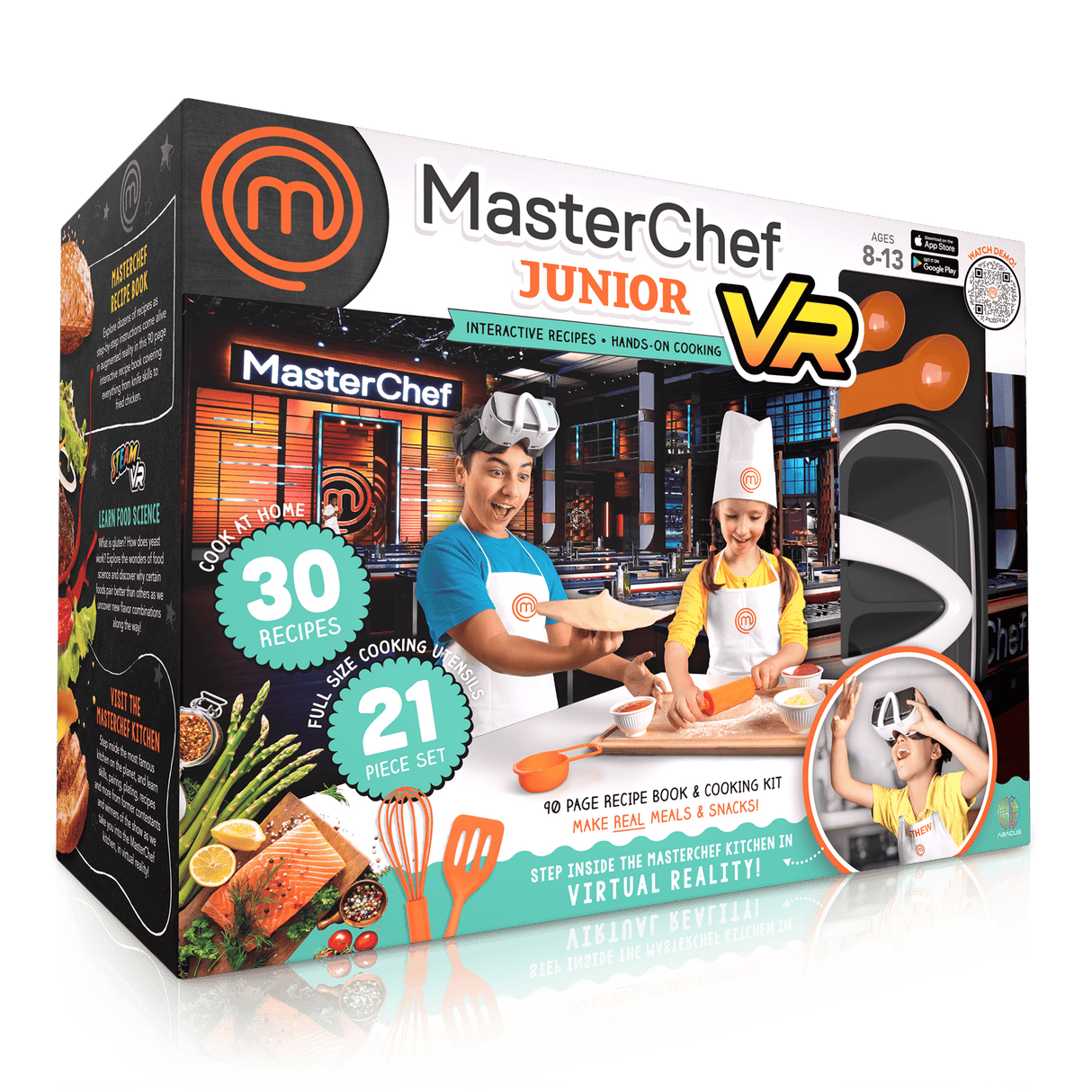 Virtual Reality Recipe Book & Cooking Set for Kids - VR MasterChef Junior