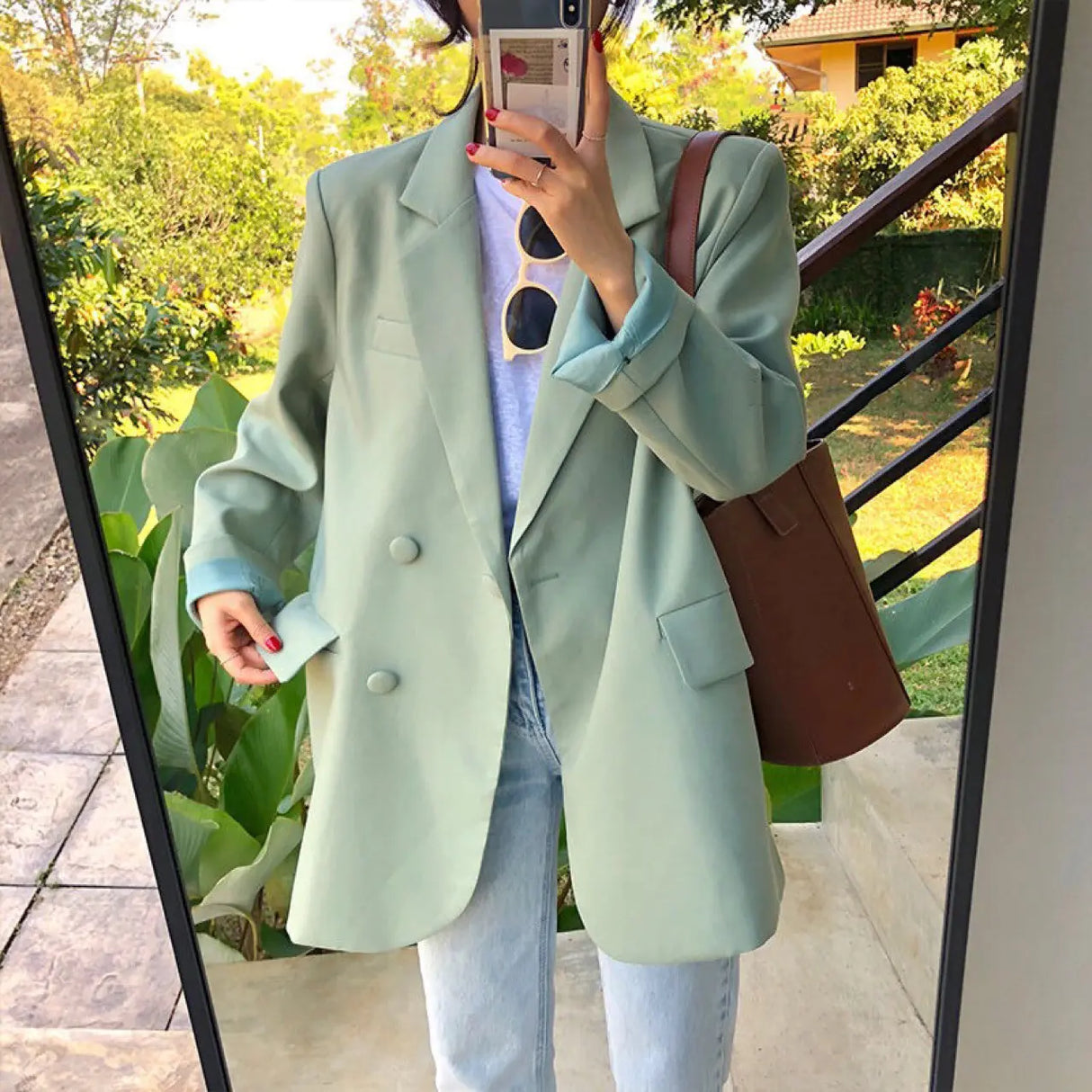 Elegant Loose Fit Lazy Suit Jacket