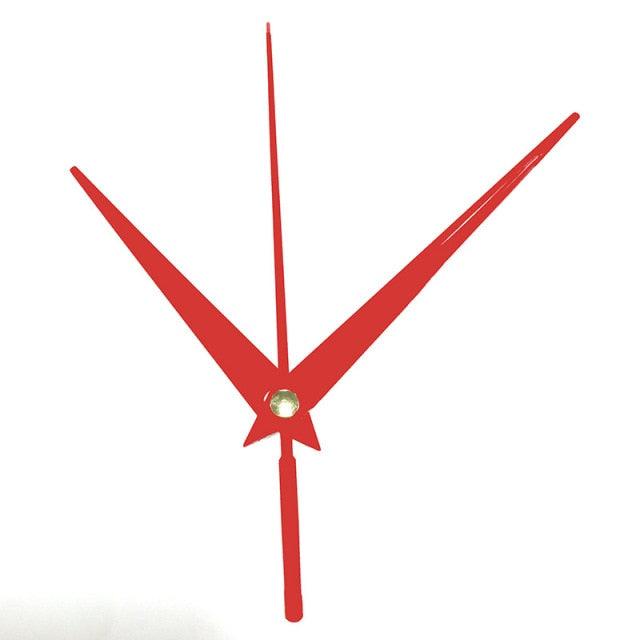 Wall Clock Pointer Clock Watch Kit Accessories 3D Clock Hands Wall Clock for Kitchen Office and Home Art Decor Quartz Clock Movement Mechanism Accessories Needle Pointer Large Wall Clocks Quartz