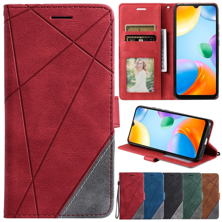 Wallet Flip Leather Case For Xiaomi Redmi 10 10A 10C 9 9A 9C 9T Note 11S 11 Pro 10S 10 Pro 9 Pro 8T 7 Poco X4 GT M4 Pro F4 11T Flip Wallet Case With Magnetic Closure Card Slots Wrist Strap Protective Case