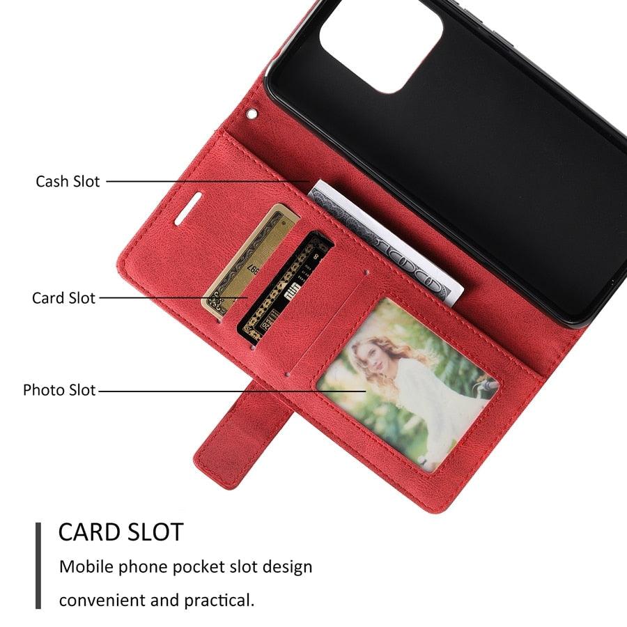 Wallet Flip Leather Case For Xiaomi Redmi 10 10A 10C 9 9A 9C 9T Note 11S 11 Pro 10S 10 Pro 9 Pro 8T 7 Poco X4 GT M4 Pro F4 11T Flip Wallet Case With Magnetic Closure Card Slots Wrist Strap Protective Case