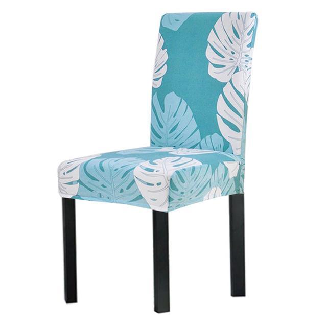 Washable Anti-dust Seat Slipcover Chair Cover Stretch Spandex Chair Covers Elastic Multifunctional Dining Furniture Seat Cover Home Decor For Dining Room Washable Spandex Kitchen Chair Covers for Dining Room Christmas Decoration