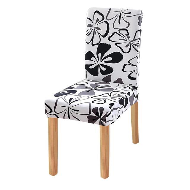 Washable Anti-dust Seat Slipcover Chair Cover Stretch Spandex Chair Covers Elastic Multifunctional Dining Furniture Seat Cover Home Decor For Dining Room Washable Spandex Kitchen Chair Covers for Dining Room Christmas Decoration
