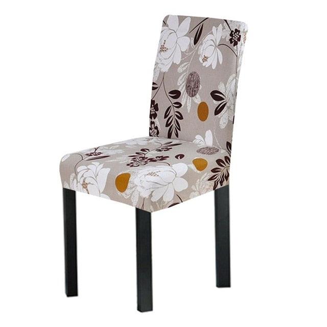 Washable Anti-dust Seat Slipcover Chair Cover Stretch Spandex Chair Covers Elastic Multifunctional Dining Furniture Seat Cover Home Decor For Dining Room Washable Spandex Kitchen Chair Covers for Dining Room Christmas Decoration