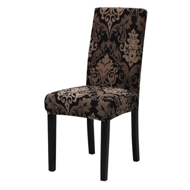 Washable Anti-dust Seat Slipcover Chair Cover Stretch Spandex Chair Covers Elastic Multifunctional Dining Furniture Seat Cover Home Decor For Dining Room Washable Spandex Kitchen Chair Covers for Dining Room Christmas Decoration