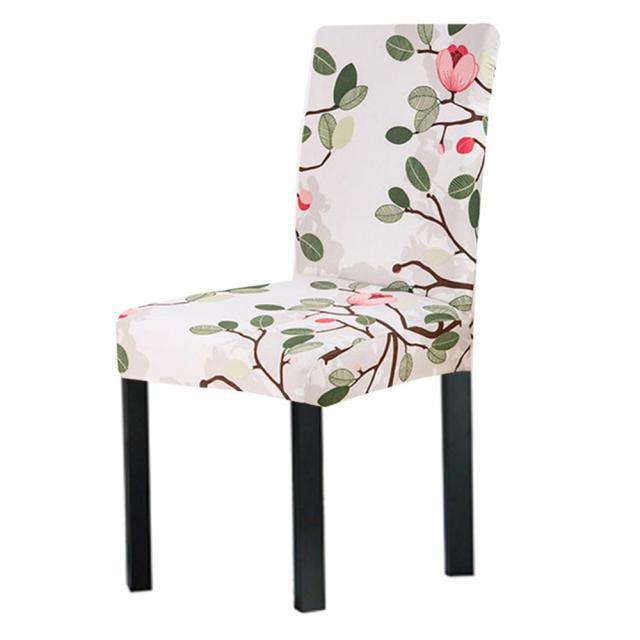 Washable Anti-dust Seat Slipcover Chair Cover Stretch Spandex Chair Covers Elastic Multifunctional Dining Furniture Seat Cover Home Decor For Dining Room Washable Spandex Kitchen Chair Covers for Dining Room Christmas Decoration
