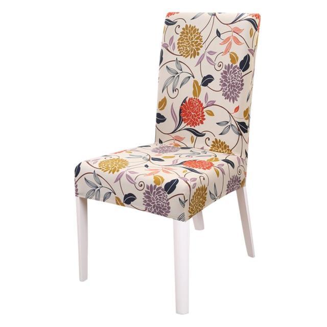 Washable Anti-dust Seat Slipcover Chair Cover Stretch Spandex Chair Covers Elastic Multifunctional Dining Furniture Seat Cover Home Decor For Dining Room Washable Spandex Kitchen Chair Covers for Dining Room Christmas Decoration
