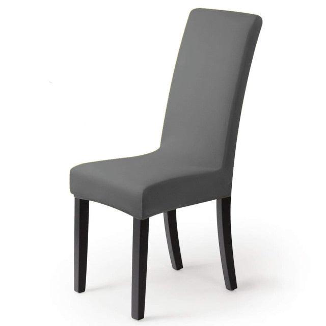 Washable Anti-dust Seat Slipcover Chair Cover Stretch Spandex Chair Covers Elastic Multifunctional Dining Furniture Seat Cover Home Decor For Dining Room Washable Spandex Kitchen Chair Covers for Dining Room Christmas Decoration