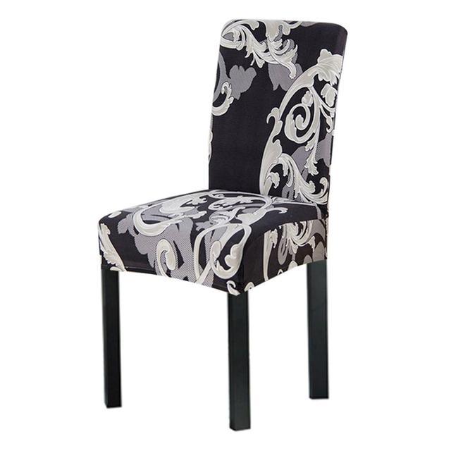 Washable Anti-dust Seat Slipcover Chair Cover Stretch Spandex Chair Covers Elastic Multifunctional Dining Furniture Seat Cover Home Decor For Dining Room Washable Spandex Kitchen Chair Covers for Dining Room Christmas Decoration