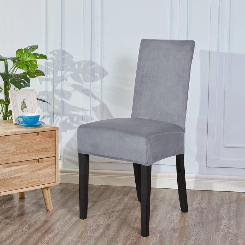 Washable Elastic Seat Parsons Chair Covers Thick Chair Cover Washable Elastic Winter Warm Chair Protector Case Kitchen Restaurant Washable Spandex Kitchen Chair Covers for Dining Room Christmas Decoration Holiday Party
