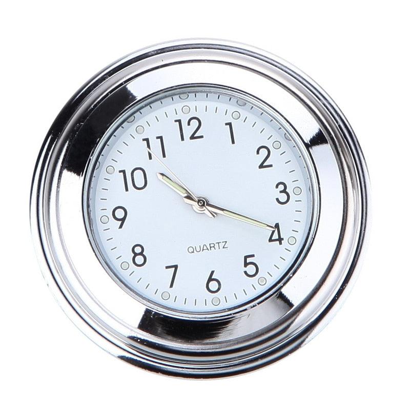 Waterproof Motorcycle Handlebar Mount Quartz Clock Motorcycle Handlebar Motorcycle Handlebar Clock Motorcycle Modification Handlebar Mount Waterproof Quartz Clock Watch Accessories Watch Aluminum Luminous Clock Moto Black Accessories