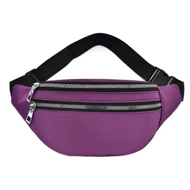 Waterproof Travel Unisex Fanny Pack Simple Design Waist Bags Fashion Bum Bag Trendy Cross Body Chest Bags