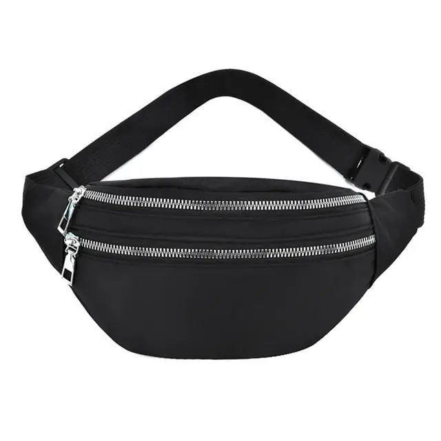 Waterproof Travel Unisex Fanny Pack Simple Design Waist Bags Fashion Bum Bag Trendy Cross Body Chest Bags