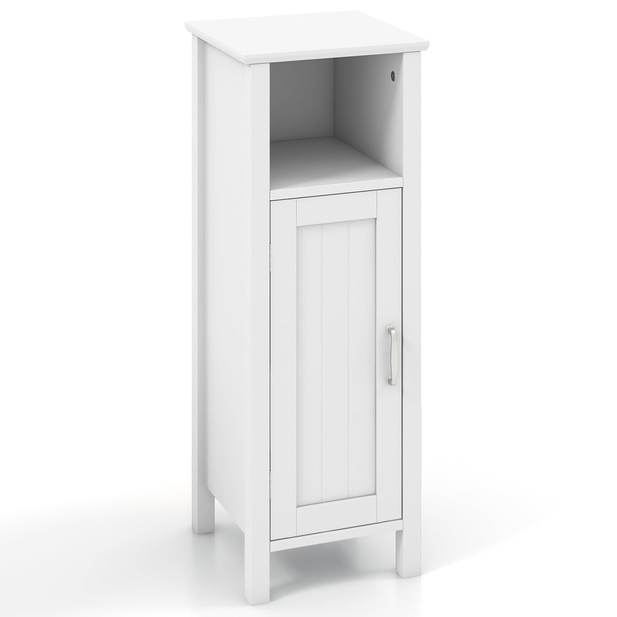 1-Door Freestanding Bathroom Cabinet with Open Shelf by DirectDeals